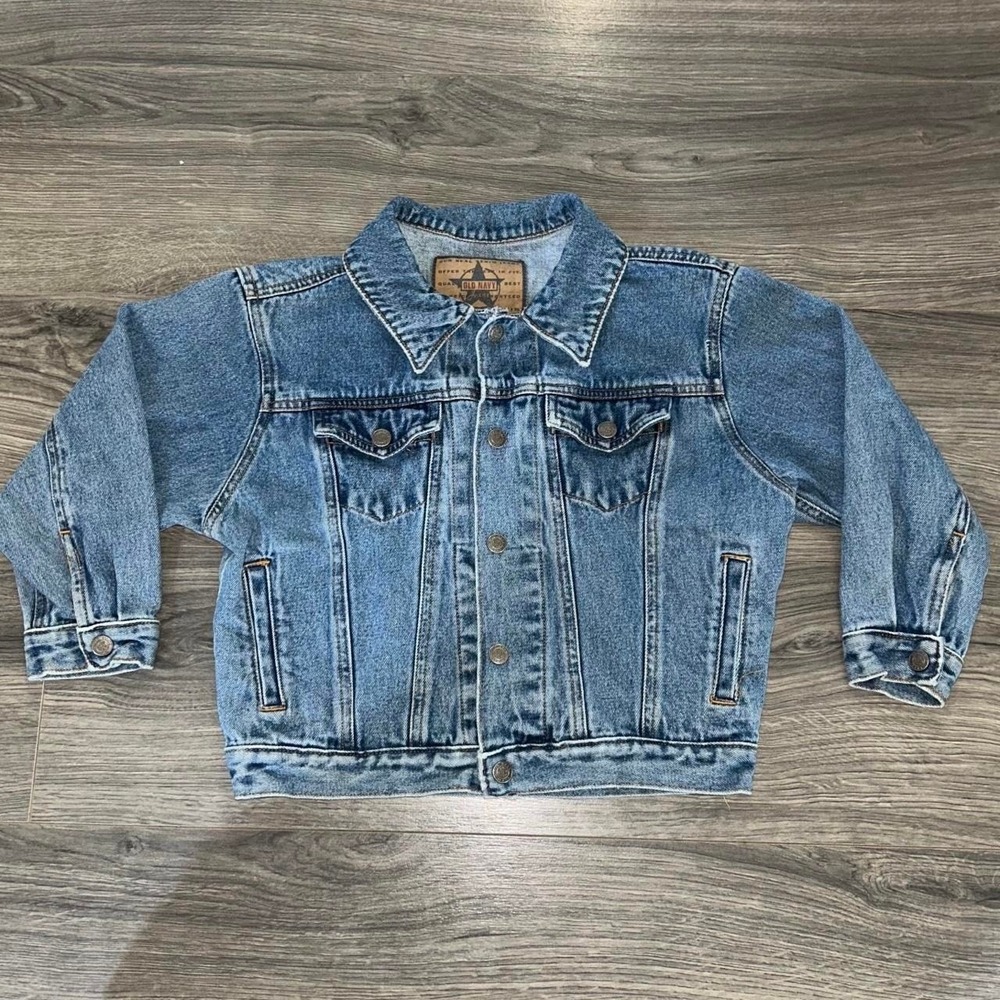 Vintage 90s Kids Blue denim jacket size 6/7